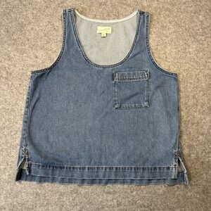 Universal threads denim tank top, Size Medium